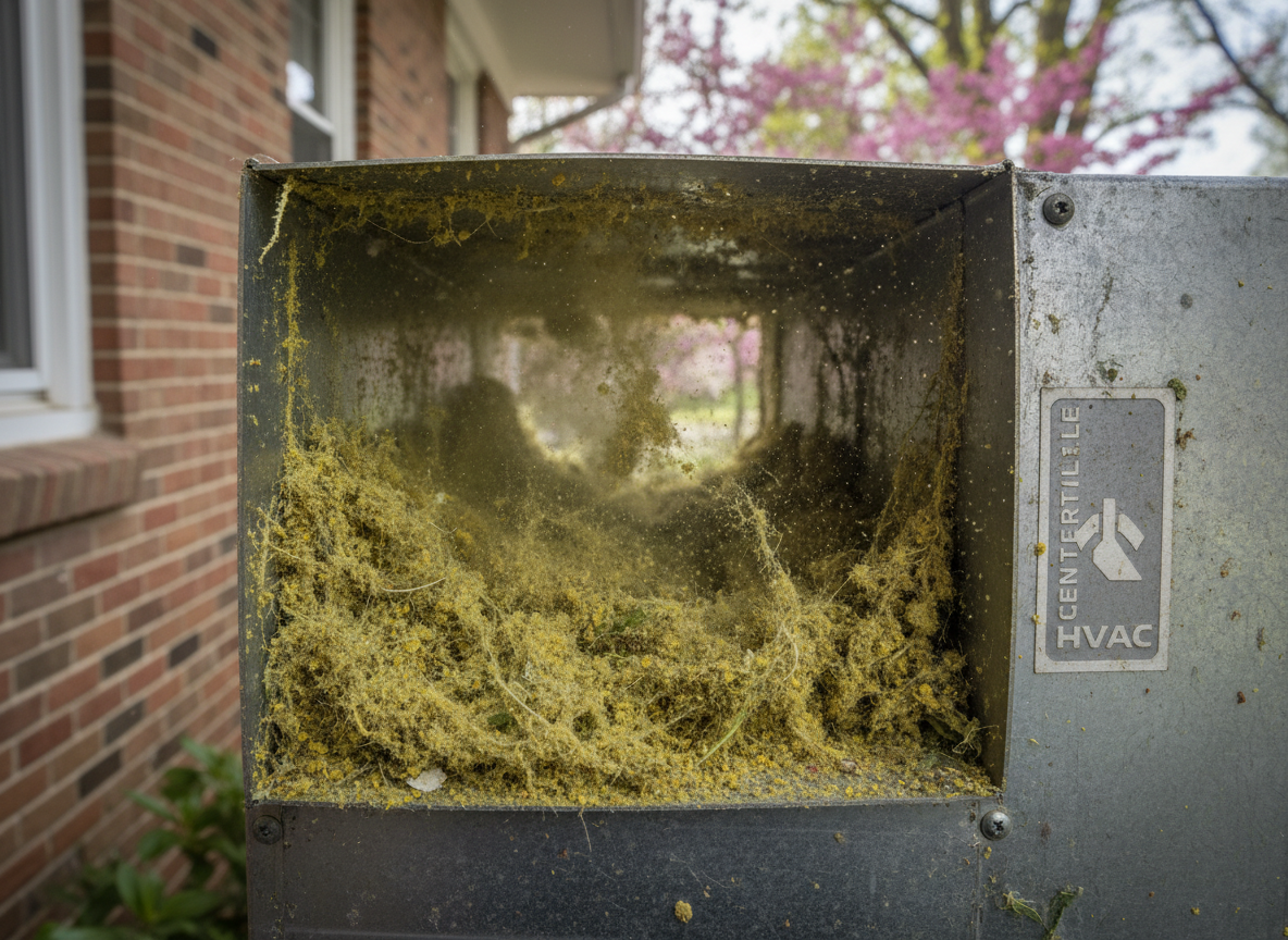 How Spring Pollen Builds Up in Centerville Air Ducts